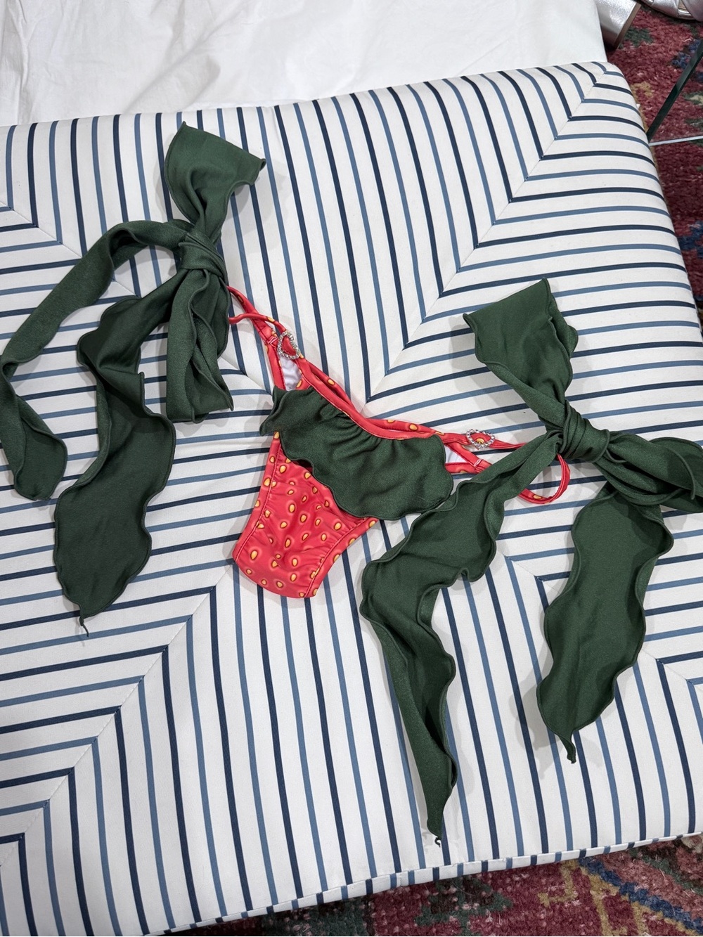 Bubblegum Strawberry Bikini Bottoms